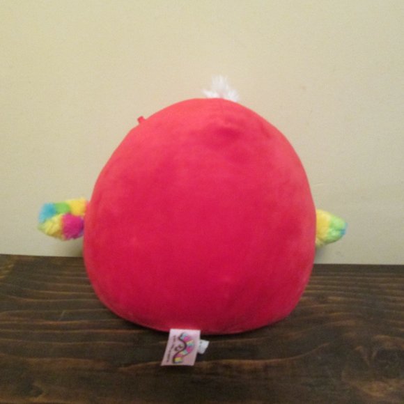 Squishmallows 2019 Paco the Red Parrot 8" KellyToy Soft Plush Stuffed Animal - Picture 2 of 4